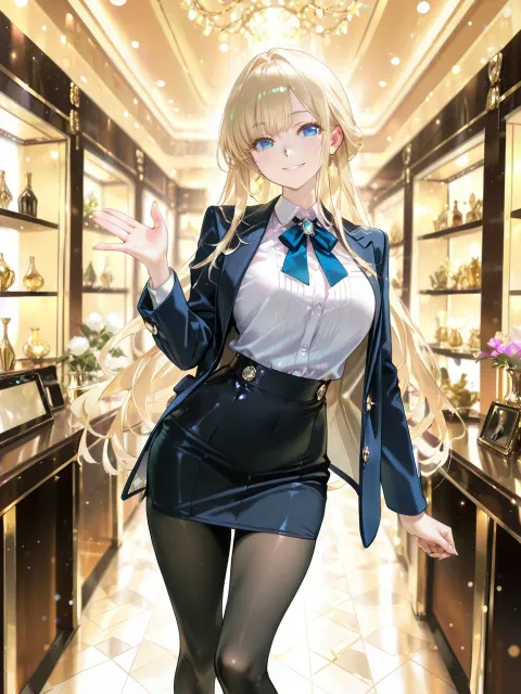 fancy and cute receptionist - 秘書 vs 受付嬢