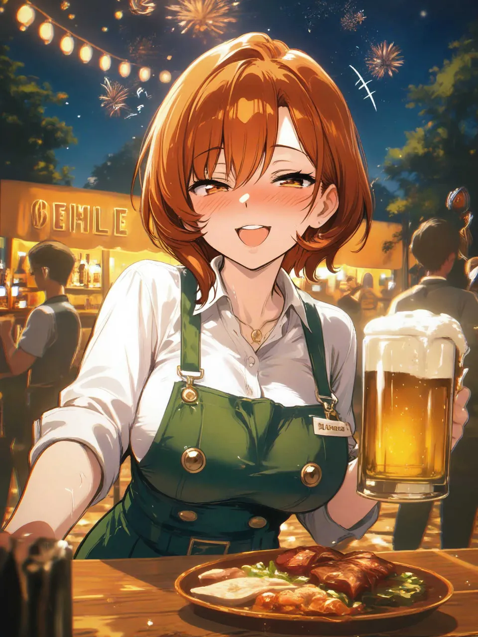 酔いが回っているようで