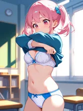 着替え中 — elさんのAIイラスト