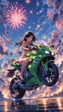 バイクに乗る美女とか最高