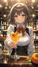 柿とカモミールのカクテル