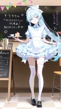冥土の評判で文化祭に駆り出される水色