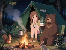 クマとキャンぴんぐ〜♪