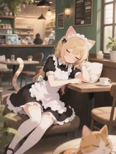 ネコ耳メイドの休日·チャレンジ の投稿作品