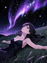 星空デートの彼女·星降る夜のデート の投稿作品