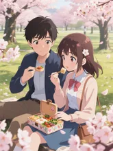 お花見デート