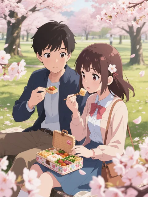 お花見デート