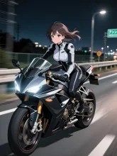 ヘルメット着用してネ(｡-_-｡)