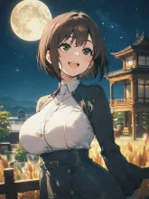 月が綺麗だね❤️ — かなで♂🌟🌟さんのAIイラスト