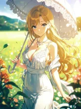 日傘の似合う美人·夏の午後の麗人 の投稿作品