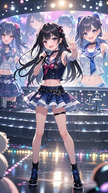 黒髪アイドル娘💕