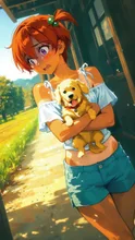 犬を散歩に行かせないと耳が4つになるんだって