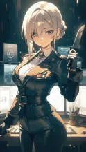 凛々しいミリタリーガール·凛と構える、戦場の華 の投稿作品