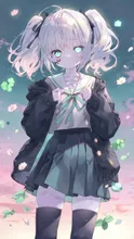 ゾンビちゃん — セーラー服のAIイラスト|SUPPART