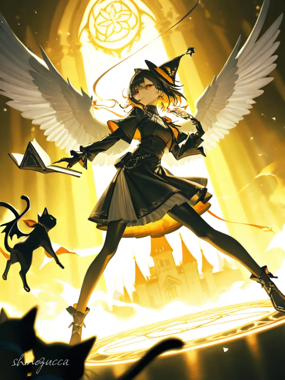 魔女の使い魔 — shinozuccaさんのAIイラスト