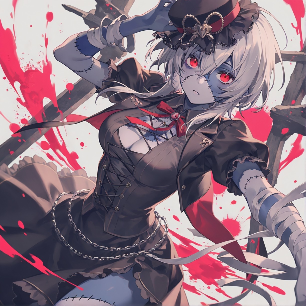 ゾンビ少女 — RANさんのAIイラスト