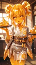 名物 生スライム踊り食いで〜す — uzoさんのAIイラスト