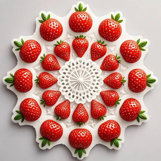 イチゴのロゼット