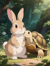 ウサギと亀❤️