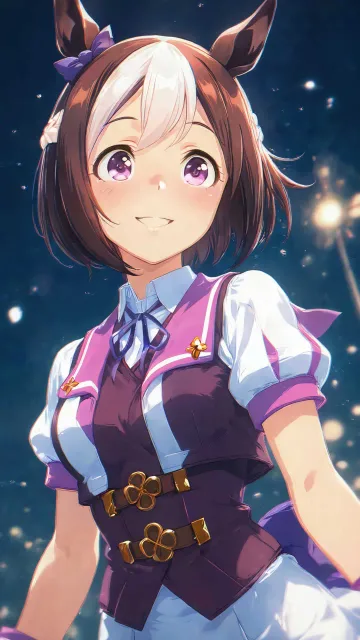 ウマ娘、スペシャルウィーク - 立ち姿 vs 座り姿