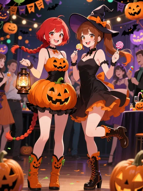 双子とハロウィンパーティー ver.2