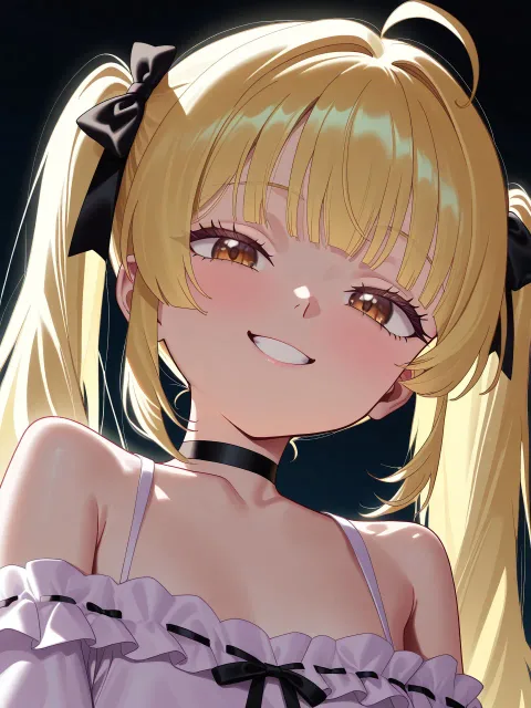 満面の笑み黄色
