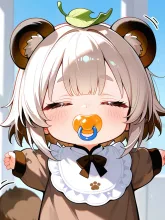 化け狸のBaby 初めて化ける
