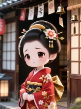 祇園祭の舞妓·千年の都に、ひと夜の華 の投稿作品