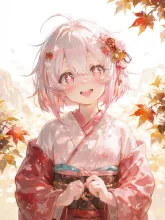 秋の化身·紅葉をまとって の投稿作品