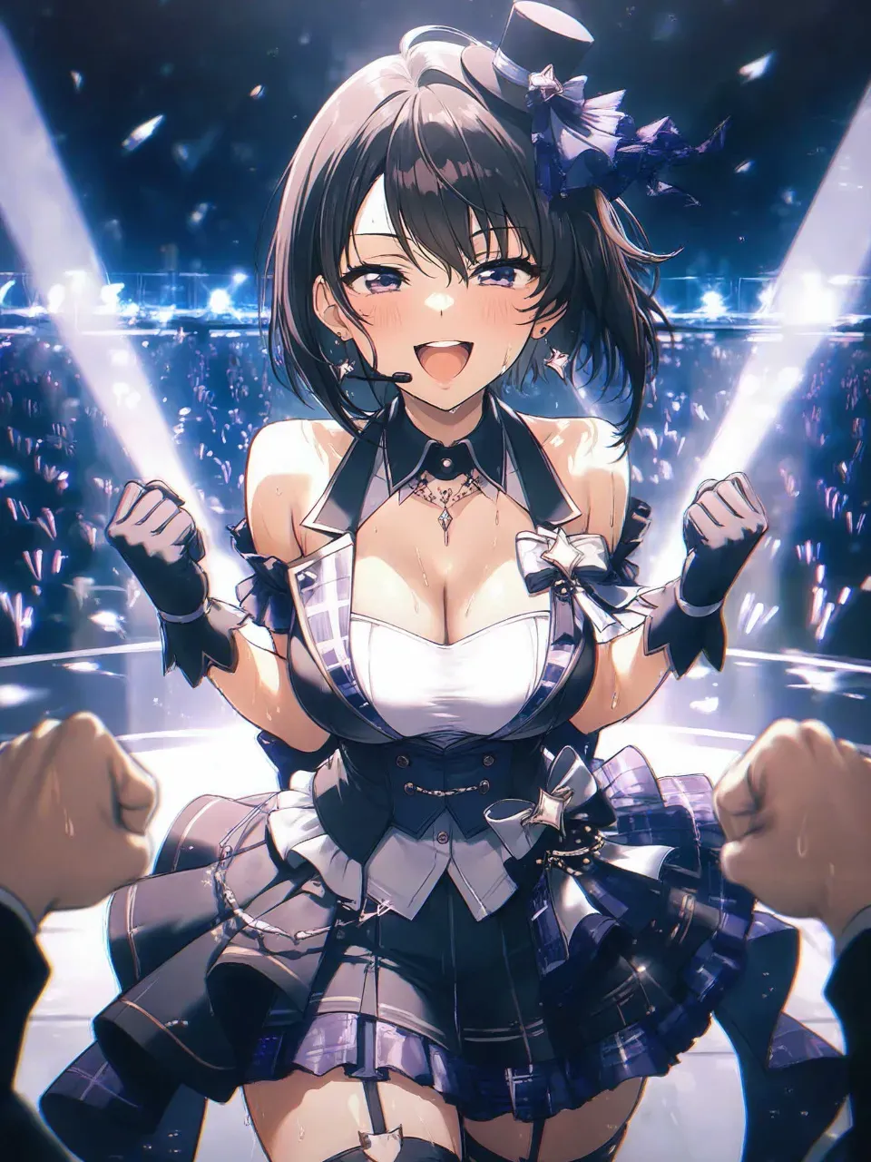 拳上げて!もっと!
