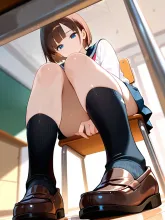 立ち姿 vs 座り姿·崩したほうが好き の投稿作品