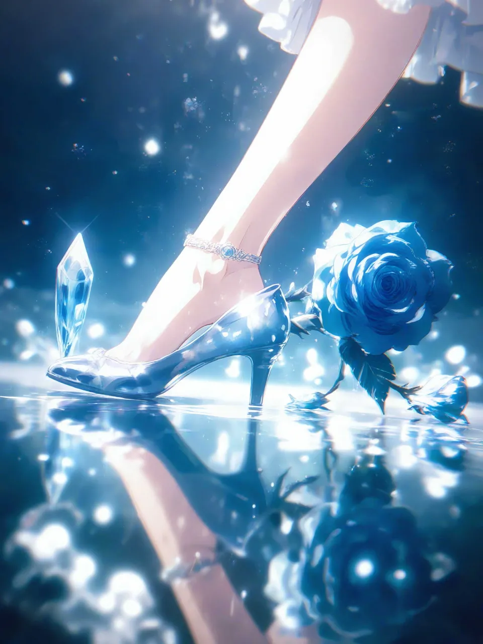 シンデレラ ガラスの靴 — 𝕞̿̈さんのAIイラスト