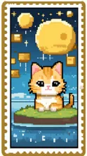 ピクセル子猫