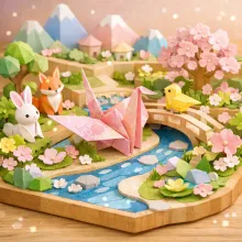 折り紙アート·いろどりの折り紙 の投稿作品