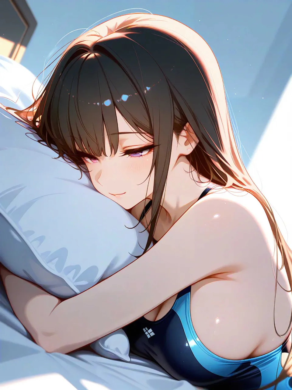 隣には、水着姿の彼女!?