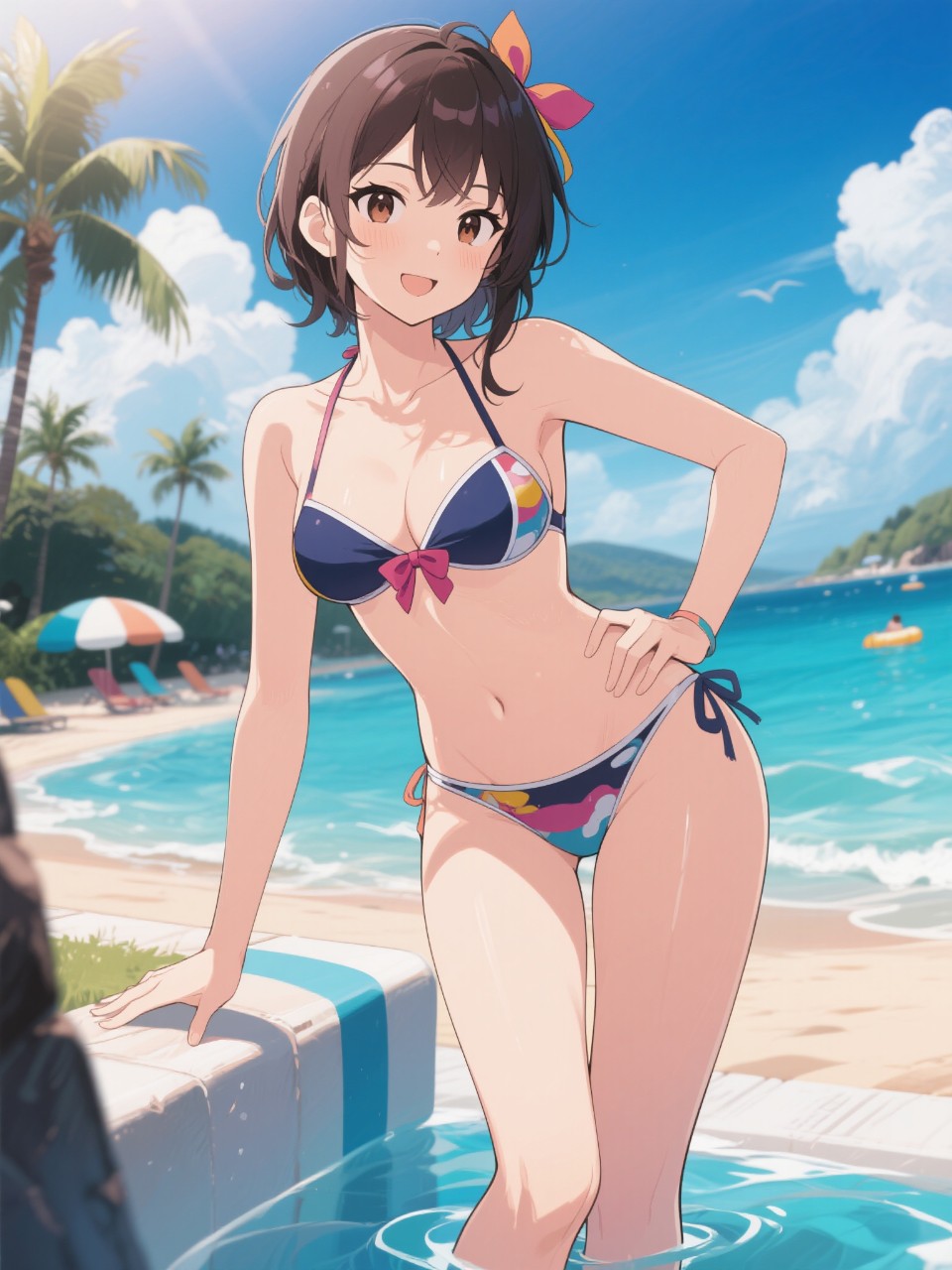 夏の海辺 — かあかあさんのAIイラスト