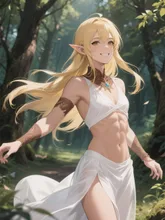 エルフとダークエルフのハーフ
