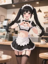 メイド喫茶の新人·チャレンジ の投稿作品