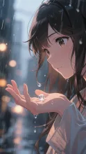 雨粒が消える前に·今宵チャレンジ の投稿作品