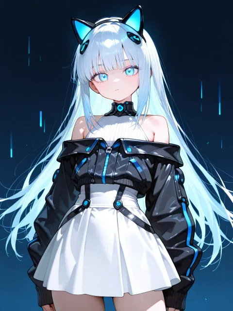 黒ジャケに隠れたニット
