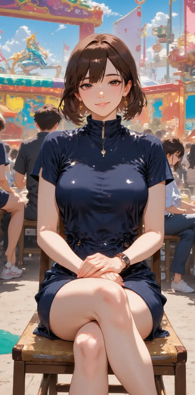 今日はイベント広場から中継です