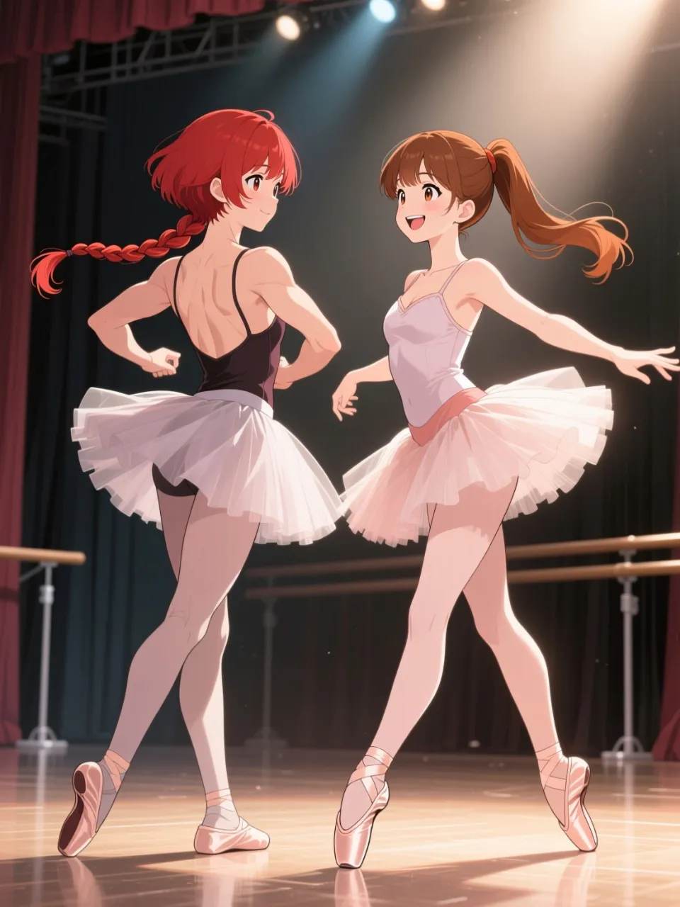 双子とバレエ