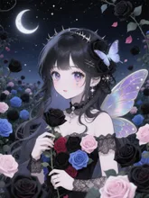 闇夜の薔薇