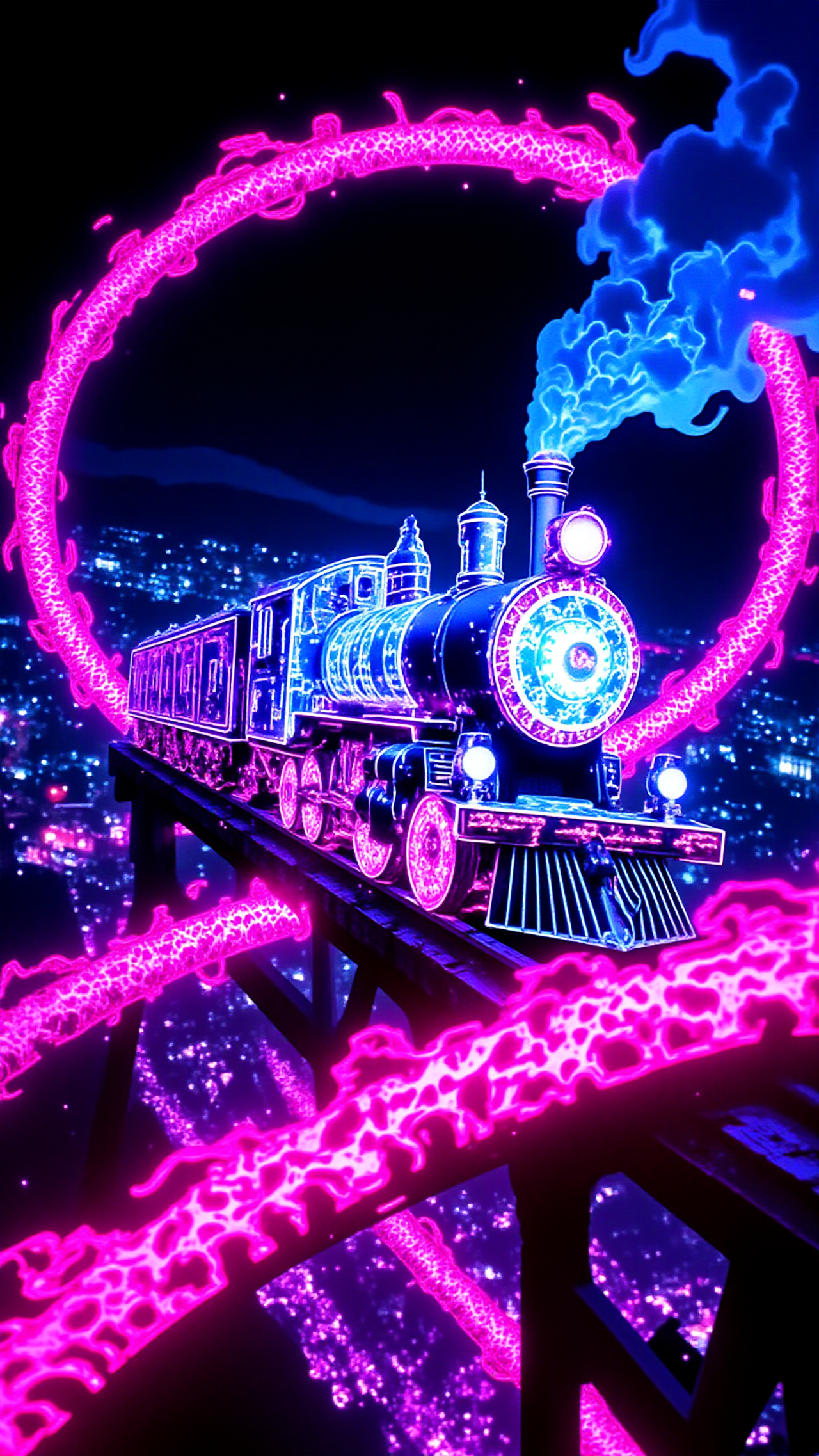 機関車 — Cyber-MさんのAIイラスト