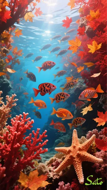 海底紅葉