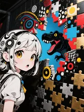 GO-UP ART 【Neither】Peraly: Dinosaur. — GO-UPさんのAIイラスト