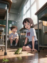 初恋の子へのいたずら