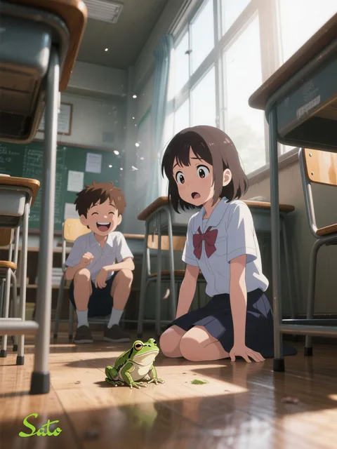 初恋の子へのいたずら