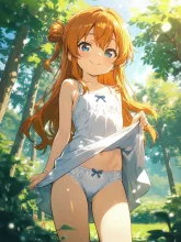 白ワンピ·夏の木漏れ日 の投稿作品
