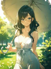 日傘の似合う美人·夏の午後の麗人 の投稿作品